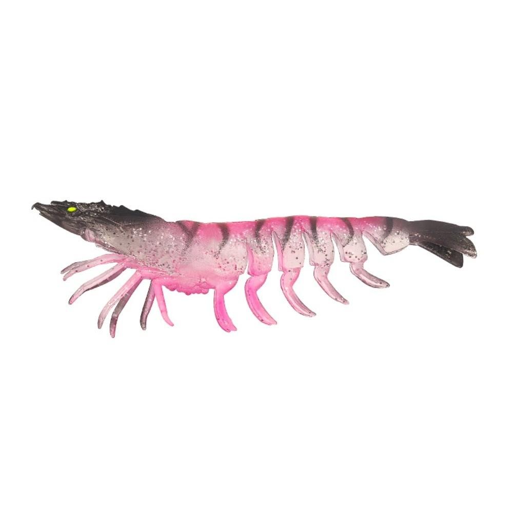 9.5cm 4.5g Soft Fishing Lure Hookless Prawn Fishing Bait Shrimp Fishing Lure For Trout Fishing