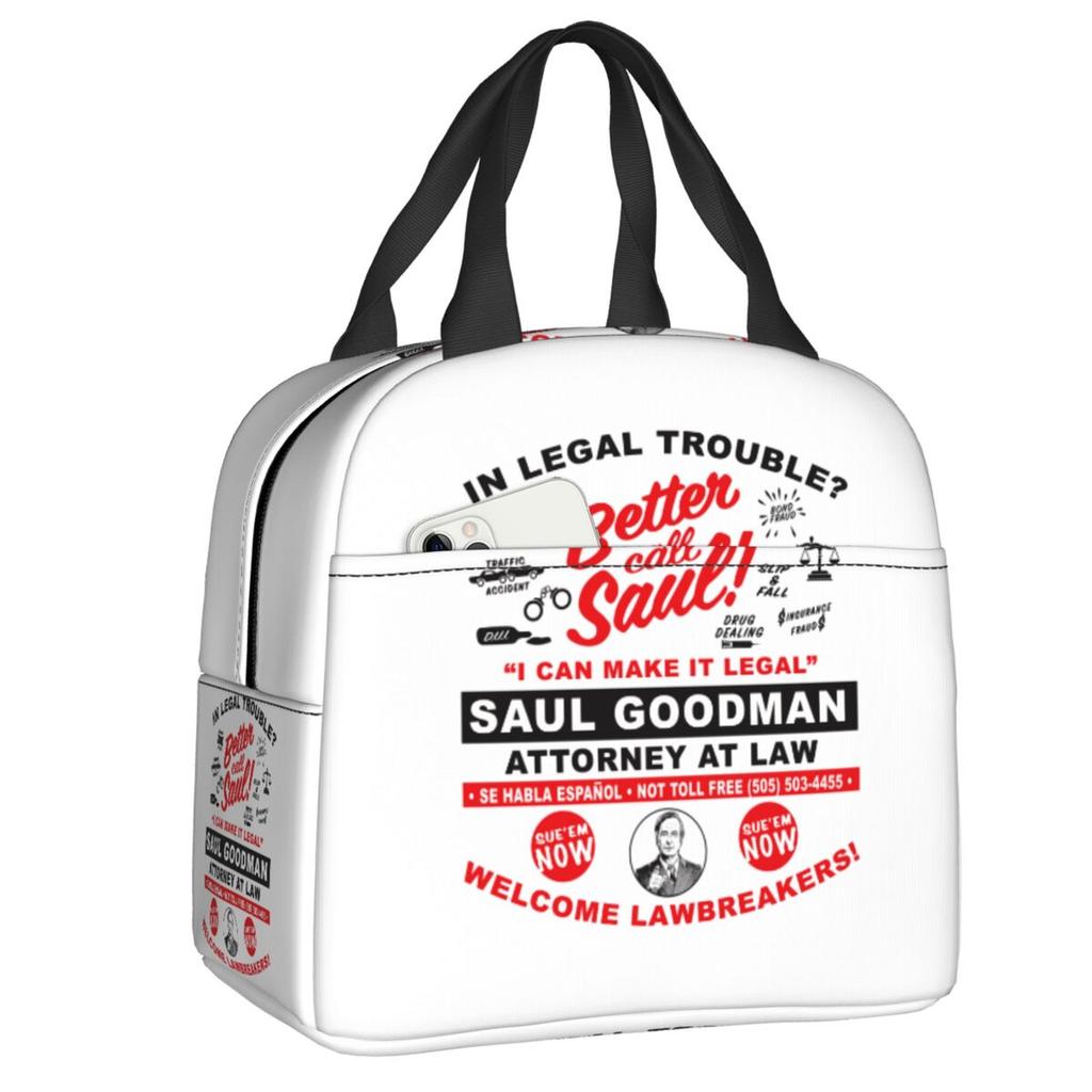 Distressed Breaking Bad Resuable Lunch Box for Women Multifunction Los Pollos Hermanos Cooler Thermal Food Insulated Lunch Bag