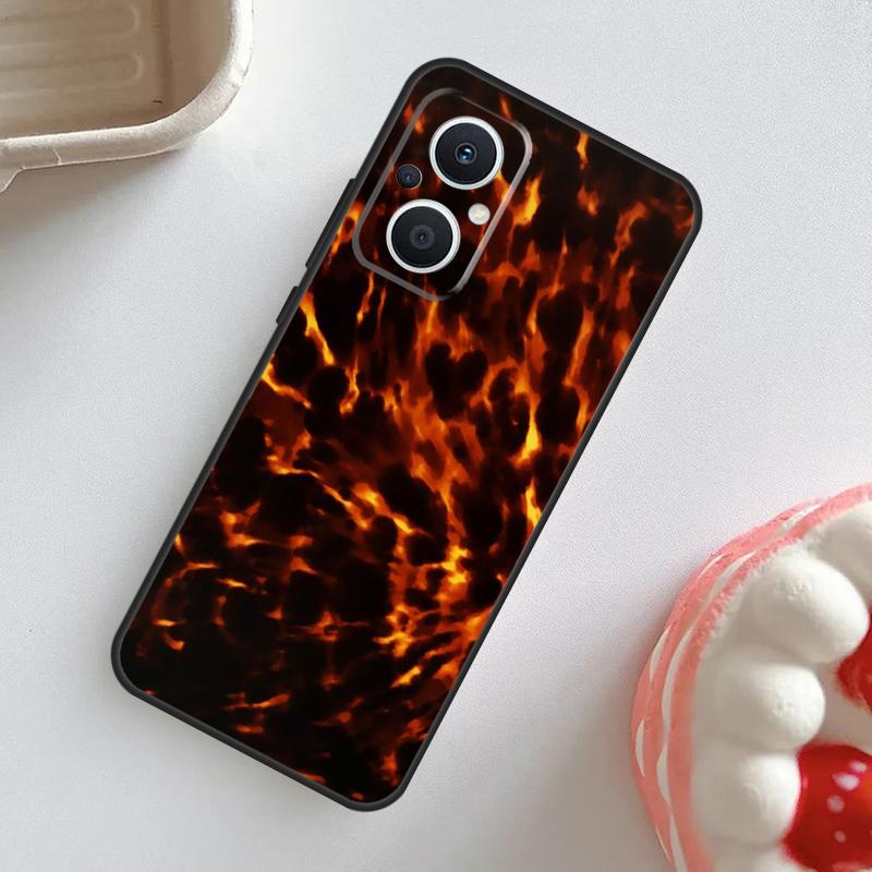 Чехол с узором под черепаховый панцирь для OPPO Reno 11F 8T 4Z 5Z 4 6 7 8 5 Lite 10 Pro OPPO Find X2 X3 Lite X5 X6 Pro