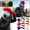 Motorcycle Helmet Decorative Wig, European And American , Suitable For Both Men And Women Riders, Mohawk/cockscomb , Funny Prop And Headwear For Event