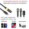 Flexible Type C Male to XLR Female Cable 3 Pin XLR USB C Microphone Cable  For Phone