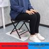 Утолщенное углеродистое стальное сиденье для унитаза с ведром для беременных и пожилых - Черное, Универсальное.