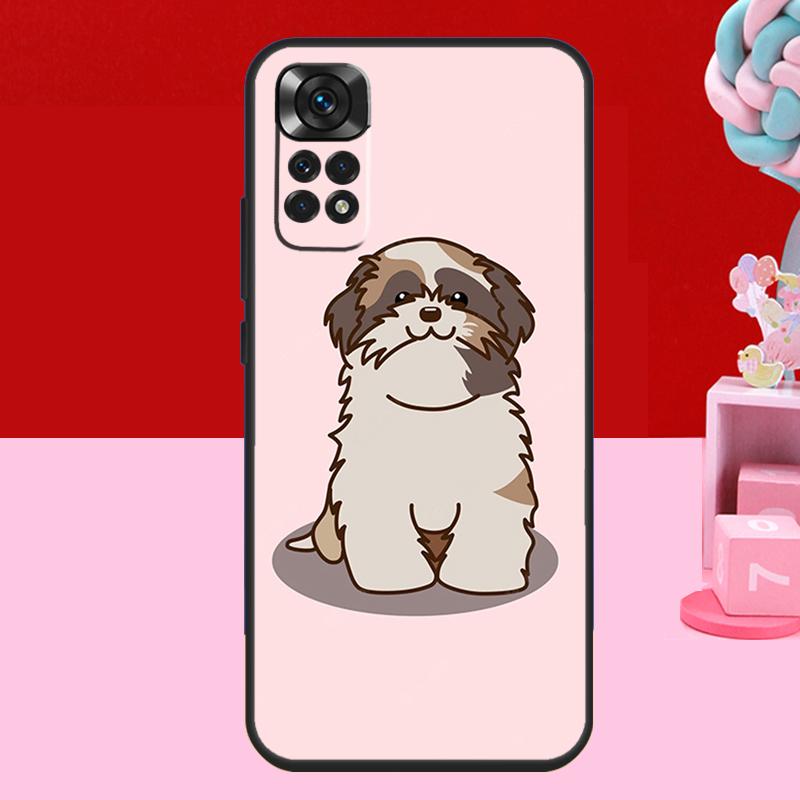 Мультяшный чехол для собаки Ши-тцу для Xiaomi Redmi Note 13 12 11 10 14 15 Pro Plus Redmi 15 C 14C 10C 12C 13C Мягкая крышка