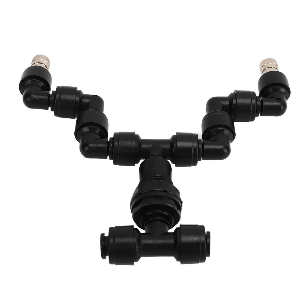 Разбрызгиватель для рептилий с двойной головкой, вращающийся на 360 градусов, распылительная насадка для кормушки для домашних животных