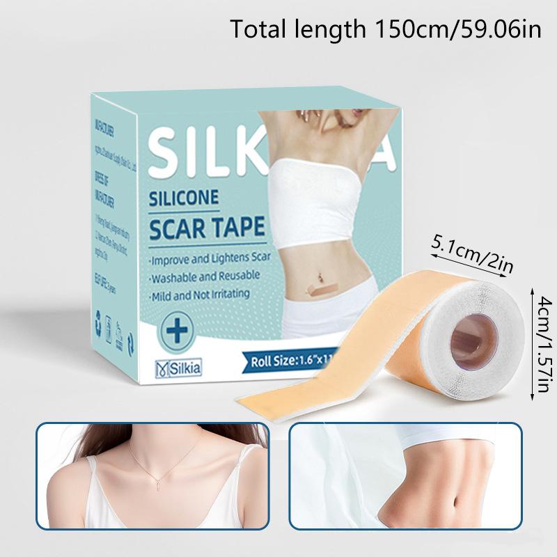 1 рулон 1,5/3 м силиконовая лента для рубцов от хирургических рубцов медицинская силиконовая лента для рубцов безболезненная эффективная лента для заживления рубцов