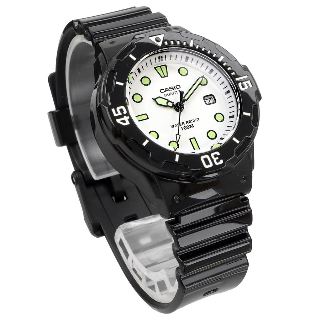 Casio Аналоговые часы LRW -200H-7E1V / -200H-7E2V Женские/Детские Дешевые Casio Глянцевый Черный x Белый / Глянцевый Белый Зарубежная Модель [Параллельный Импорт]