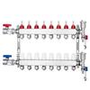 8-Branch Radiant Heat Manifold 1/2" PEX Tubing Floor Heating Manifold Set