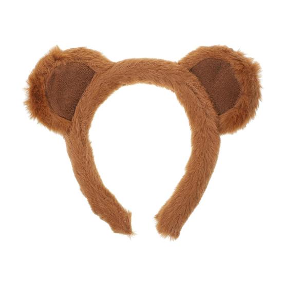 Yousheng 3/4 шт./компл. повязка на голову с ушками бурого медведя, плюшевые уши животного, обруч для волос, аксессуары для косплея на Хэллоуин