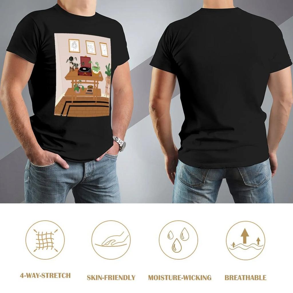 Plants And Vinyl T-Shirt Anime T Shirts Boys Animal Print Mens Clothes