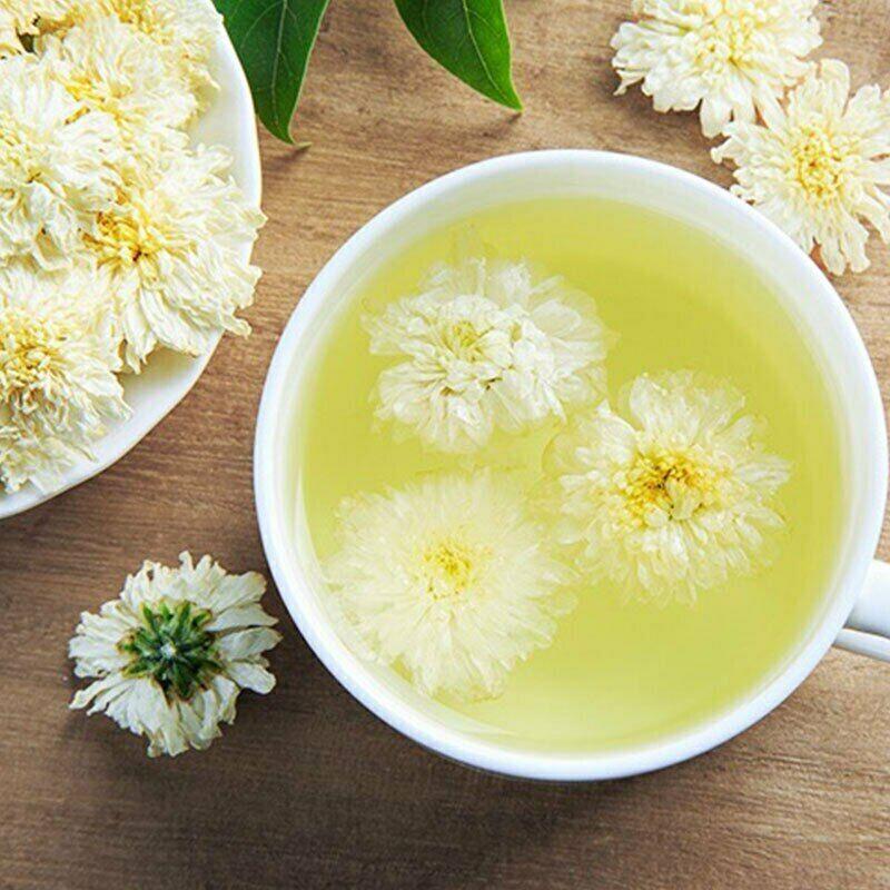 Органический чай премиум-класса Huang Shan Tribute с белой хризантемой и сушеными цветами 250 г