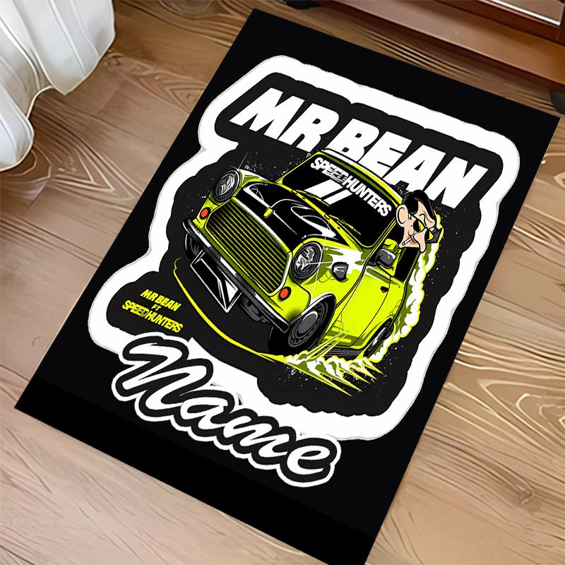 Custom personalization Mr. Bean Print Area Rug - Soft, Washable Non-Slip Indoor Mat,Living Room,Home&Office Decorative Rug