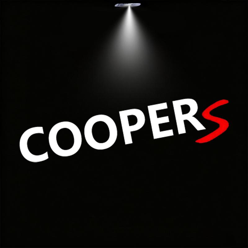 2pcs MG HD Car Door Welcome Light Led Projector Lamp For MINI Cooper R56 R55 F55 F56 R50 JCW Cabrio Aceman Countryman WORKS mjewr55
