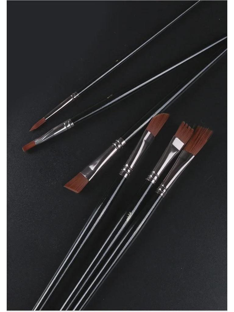 Набор из 18 многоцелевых нейлоновых кистей Giorgione для акварели, акрила и рисования на холсте с сумкой для хранения