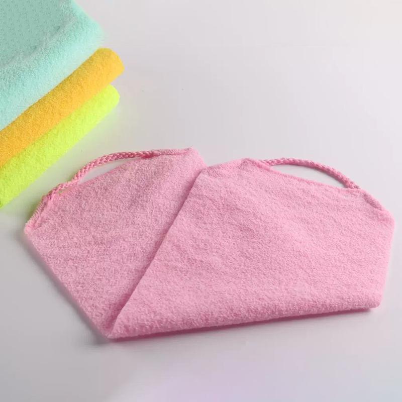 Exfoliating Rubbing Bath Towel Washcloth Elastic Shower Body Scrub Cleaning Massage Bath Towel Strap Body Washing Clean Towel