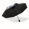 Gothic Hello Kitty,Black Roses Automatic Folding Umbrella-Simple 8-Rib Design, Bright Cartoon Pattern, Durable Iron Frame, Suitable For Trav