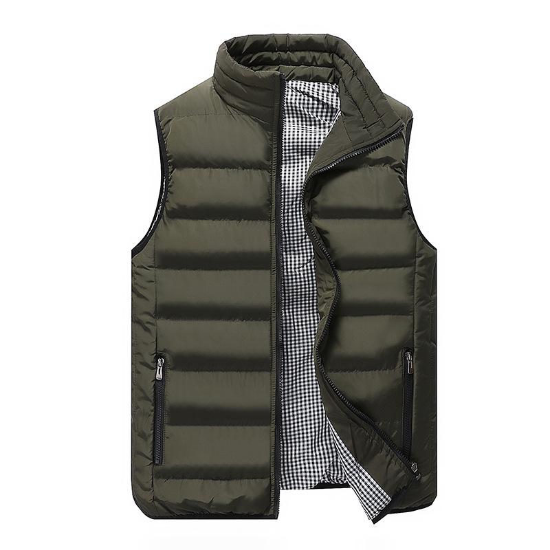 Men's Korean Style Autumn/Winter Warm Down Cotton Sleeveless Jacket