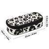 Pencil Pouch Printed 300D Polyester Full Zipper Closure with Main Storage Mesh Pocket and Organized Pen Holders for Boys Girls