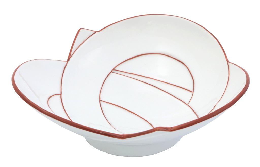 24to3 Nishitomi Ceramics Тарелка Арита Яки Takiyo Kiln Узел Морива Чаша Тарелка Диаметр 17см Приветствуем Весну Новый Год Посуда Сделано в Японии прибл.