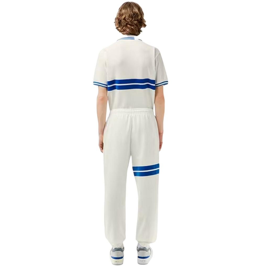 Lacoste Mens Flocked Straight Cut Sweatpants