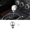 Для Mazda MX-5 NC 2009 2010 2011 2012 2013 2014 2015 Серебристый сплав алюминия Наконечник ручки переключения передач Автомобильный рычаг переключения передач Замена