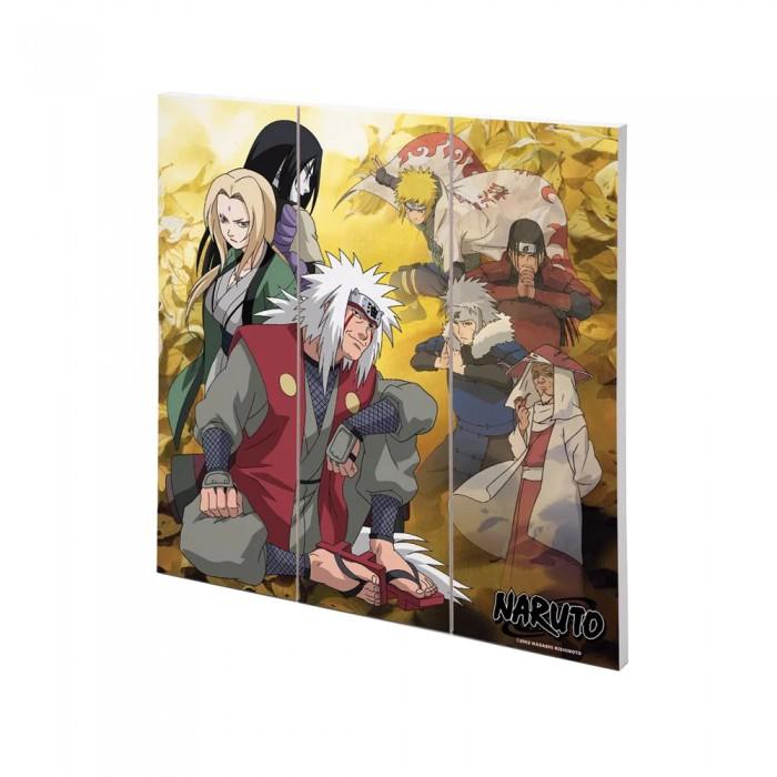 Наруто Опавшие листья и опавшие товарищи Деревянная табличка