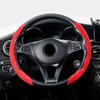 AANS1 Suede Leather Car Steering Wheel Cover for Kia Ceed Sportage Picanto Cerato Seltos Soul Rio 3 4 5 2021 2020 GT Auto Accessories