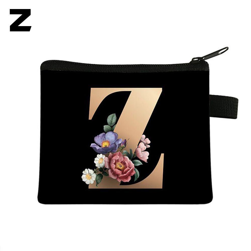 1 шт. Кошелек для монет с принтом букв Женский Мини-держатель для карт Маленький кошелек Сумка для повседневного хранения Кошелек-клатч для девочек