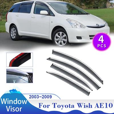 Для Toyota Wish AE10 2003~2009 автомобильные окна козырек дефлектор дымозащитный чехол навесы солнцезащитный козырек от дождя дефлектор внешние аксессуары