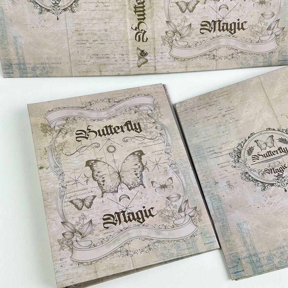 Альбом для фотографий А5 на кольцах Держатель для фотокарточек Мультяшный 3-дюймовый Хранение маленьких карточек Подарок