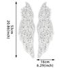 Mesh Beads Hand Sewn Diy Full Diamond Wings Corsage A Pair Of Collar Flower Clothing Wedding Dress Lace Applique Ins