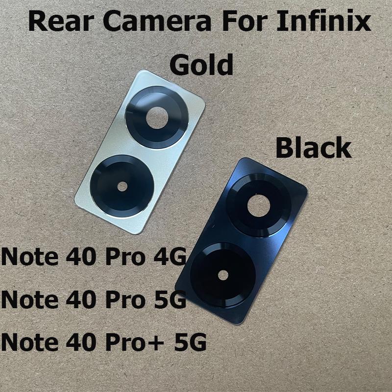 Для Infinix Note 40 Pro Pro+ Plus 4G 5G Задняя камера Стекло Линзы Крышка С Клейкой Наклейкой Запчасти для Ремонта X6850 X6851 X6851B