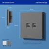 Bluetooth Mesh 2.0 Двухканальная Умная Система Беспроводной Выключатель, Совместим с Приложением Mijia, Готов к Тройному Выключателю.