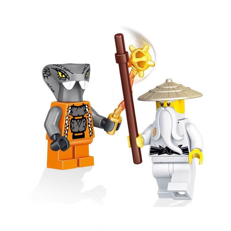 Phantom Serpent Ninja Building Blocks Set 61045 11414 Minifigure Toy Kit Ninja Action Figure Educational Puzzle Gift