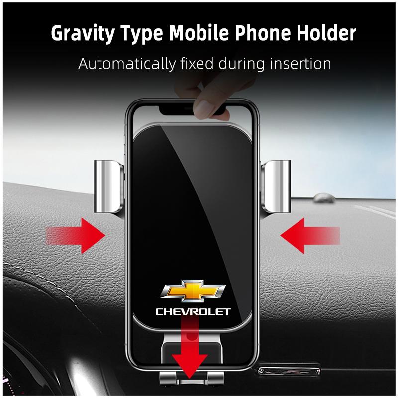 AABHL1 Car GPS Bracket Gravity Type Mobile Phone Holder Accessories For Chevrolet Cruze Spark Captiva Suburban Camaro Malibu Silverado
