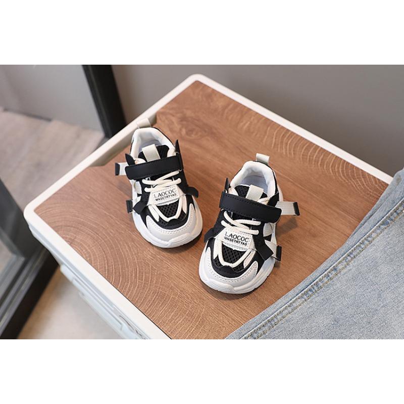 Детские туфли Daddy Shoes Весна Новые повседневные сетчатые туфли для мальчиков и девочек Дышащие кроссовки для маленьких мальчиков