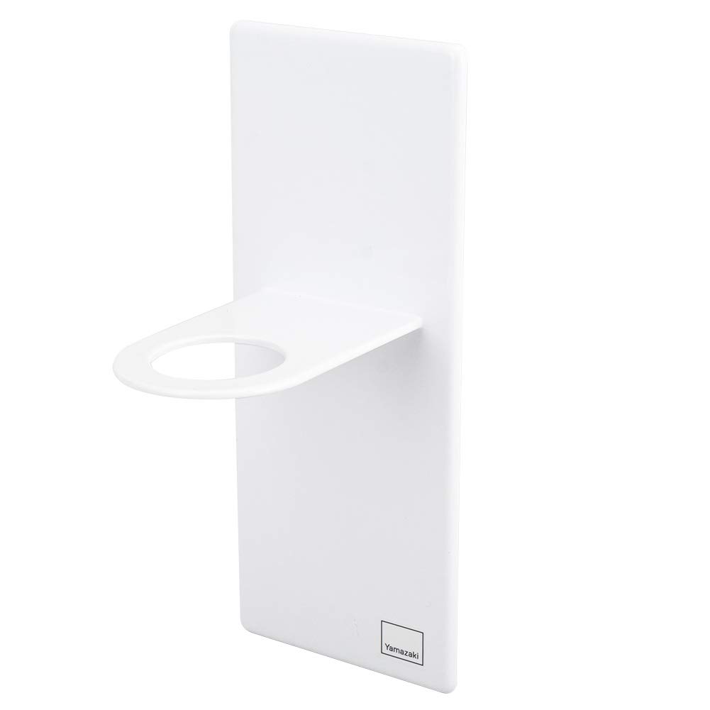 Yamazaki Jitsugyo Magnetic Bathroom Dispenser Holder White W7XD8XH17cm Tower Floating Storage Hygienic 4867 Approx.