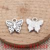 Butterfly Shaped Charms Pendant For Bracelet Necklace Jewelry Making Craft Findings