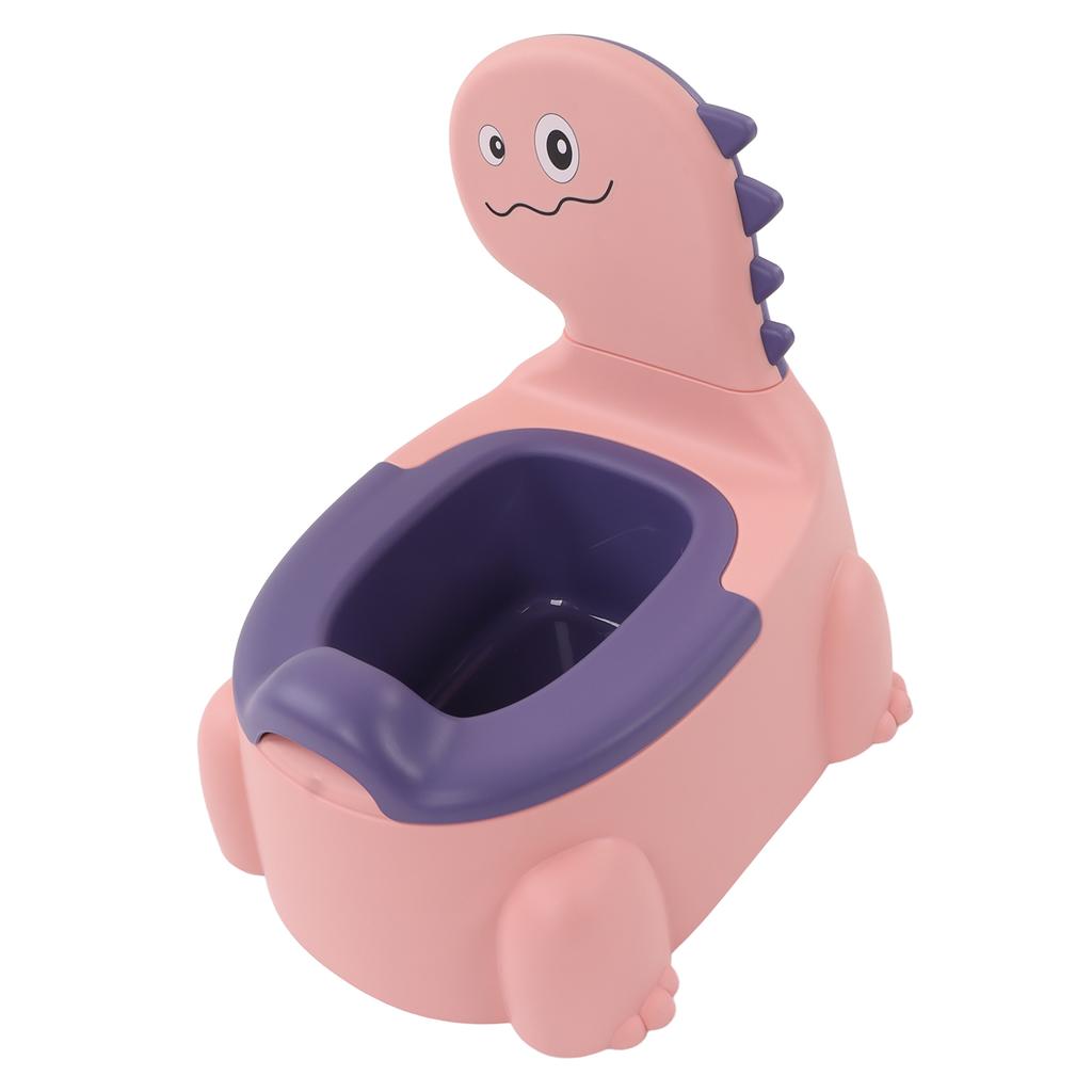Baby Potty Thickening Ergonomic Modern Cartoon Dinosaur Training Potty Toilet with Rubber Base for