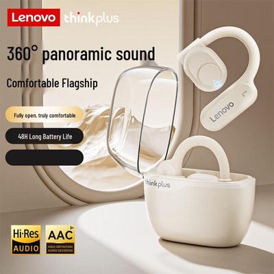 Беспроводная спортивная гарнитура Lenovo LP76 с открытыми ушными раковинами и креплением-клипсой