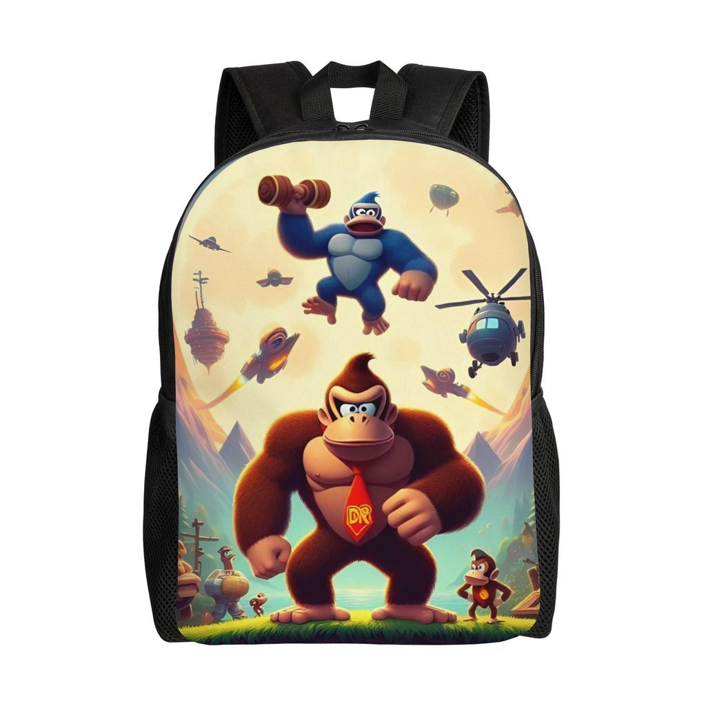 DK Arcade Donkeys Kongs Подростковый Рюкзак Подарок Школа Походы Путешествия Daypack для Мужчин Женщин Колледж Сумка Через Плечо