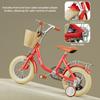 Дети Детские велосипеды для начинающих Обучение с тренировочными колесами Передний Задний тормоз Съемная корзина Детские велосипеды для малышей