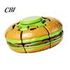 Portable Fidget Spinners Hamburger Press Spinner, Stress Relief to Spin Burger Toy, Desk Toy Decompression Spinning Ball for Office, Home, Travel