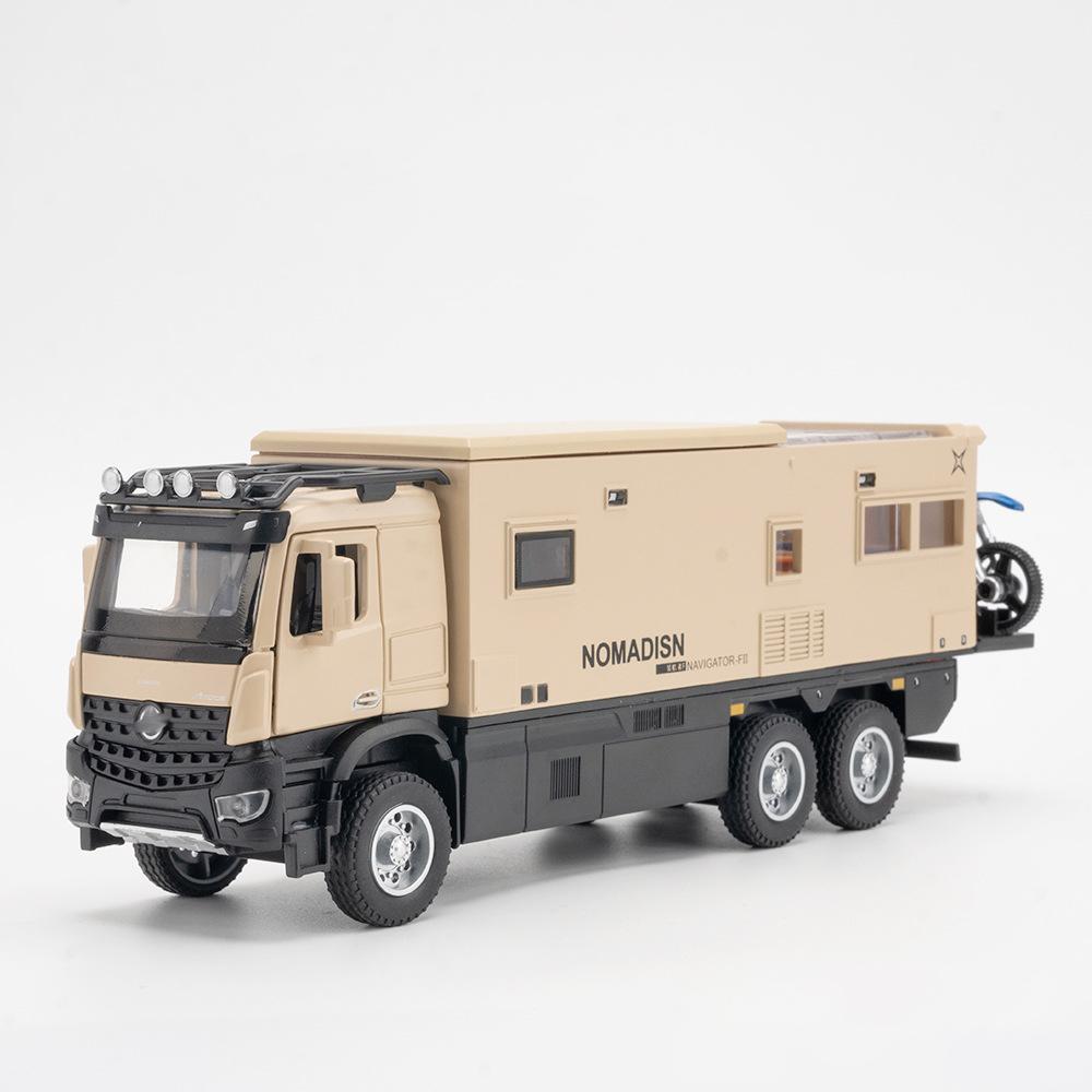 1/24 Benz NOMADISON из сплава, модель внедорожника, имитация звука и света, игрушечный автомобиль с откатным механизмом, коллекция для мальчиков, украшение, подарок
