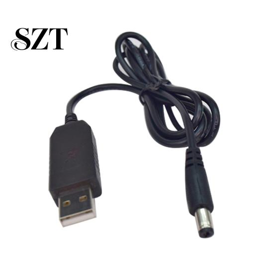 USB DC от 5 В до 8,4 В/9 В/12 В, 5,5x2,1 мм, штекер, адаптер питания, повышающий кабель