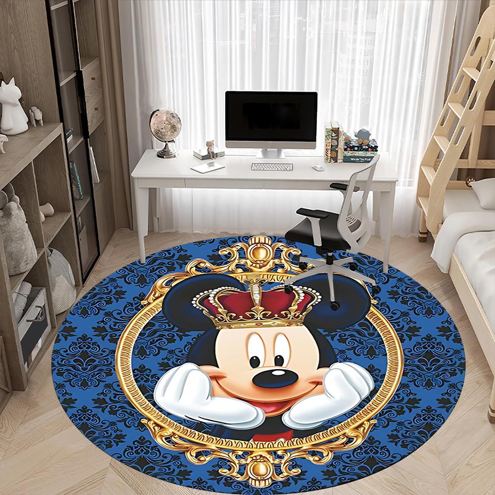 1pc Mickey Mouse Chair Carpet for Office, Non-slip, Soft and Durable Office Rug, Perfect for Office yy251226042
