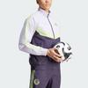 adidas Футболка ФК Бавария, тканая, цветная, с воротником-стойкой, с длинным рукавом, мужская куртка Silver-Dawn IU2081