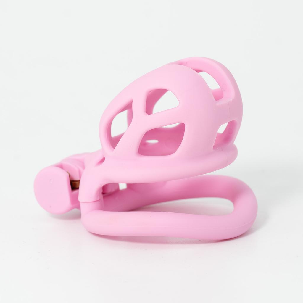 Chastity Cage Dull Polish Cock Cage Penis Erotic Lock Sex Toy for Couple Men 4 Sex Ring Penis Bondage Cuckold Super Small