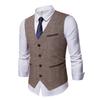 Suit Vest Men's Business Sleeveless Jacket Vests Wedding Party Waistcoat Man Blazer Vest Coat