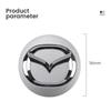 4PCS 56mm Car Wheel Center Hub Cap Badge Emblem Sticker for Mazda 3 Mazda 6 CX-5 FF13