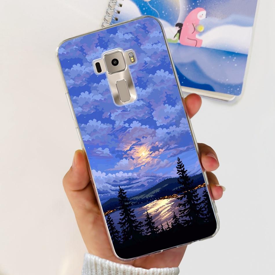Чехол для Asus ZenFone 3 ZE520KL ZA520KL Asus ZenFone3 Z017D Z017DA Z017DB 5.2" Модный Мягкий Силиконовый TPU Задняя Крышка Телефона